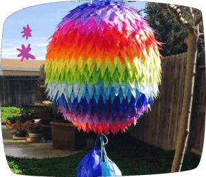 piñata colorée