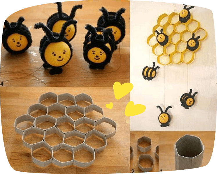 -Ruche-en-rouleaux-de-carton.