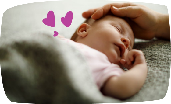 cute sleeping baby 